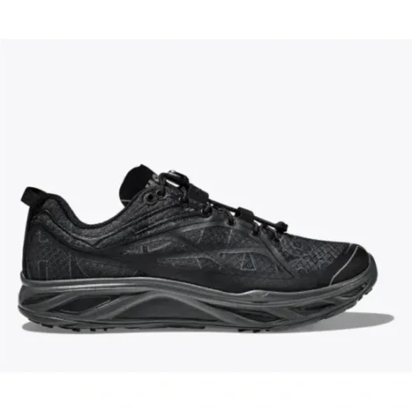 Hoka OneOne Huaka Origins Triple Black Sneaker Mens 12 Hoka One One Clifton Ls Sneakers in Black/Asphalt Hoka One One main image 4